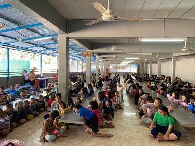 ภาพการนำสิ่งของจำเป็นมาบริจาค ณ วัดดอนจั่น จ.เชียงใหม่ 4